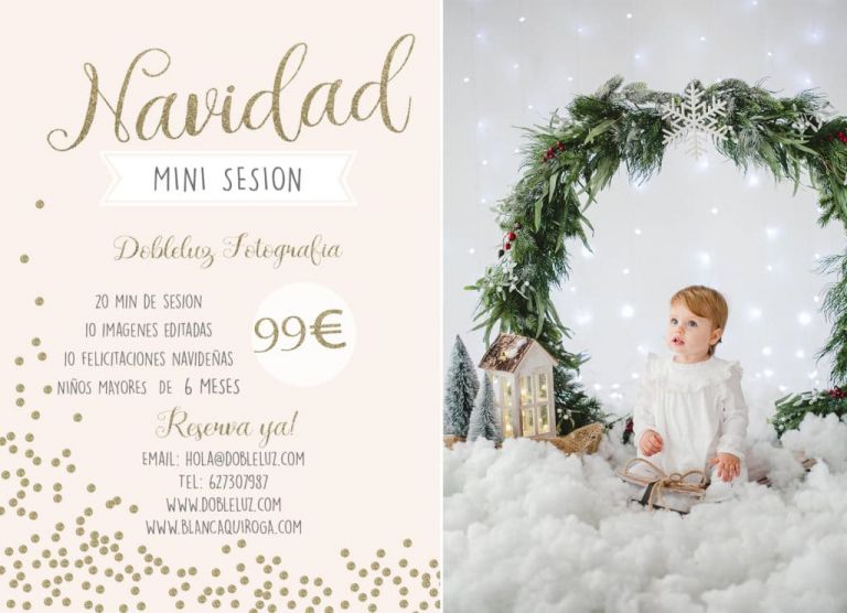 Dobleluz Fotografia. Sesión de navidad en Sevilla
